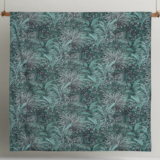 Palm Leopard Quilt Cover Set Range Green