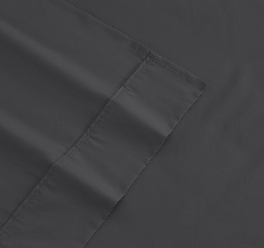 1000THC Cotton Rich Sheet Set Range Charcoal