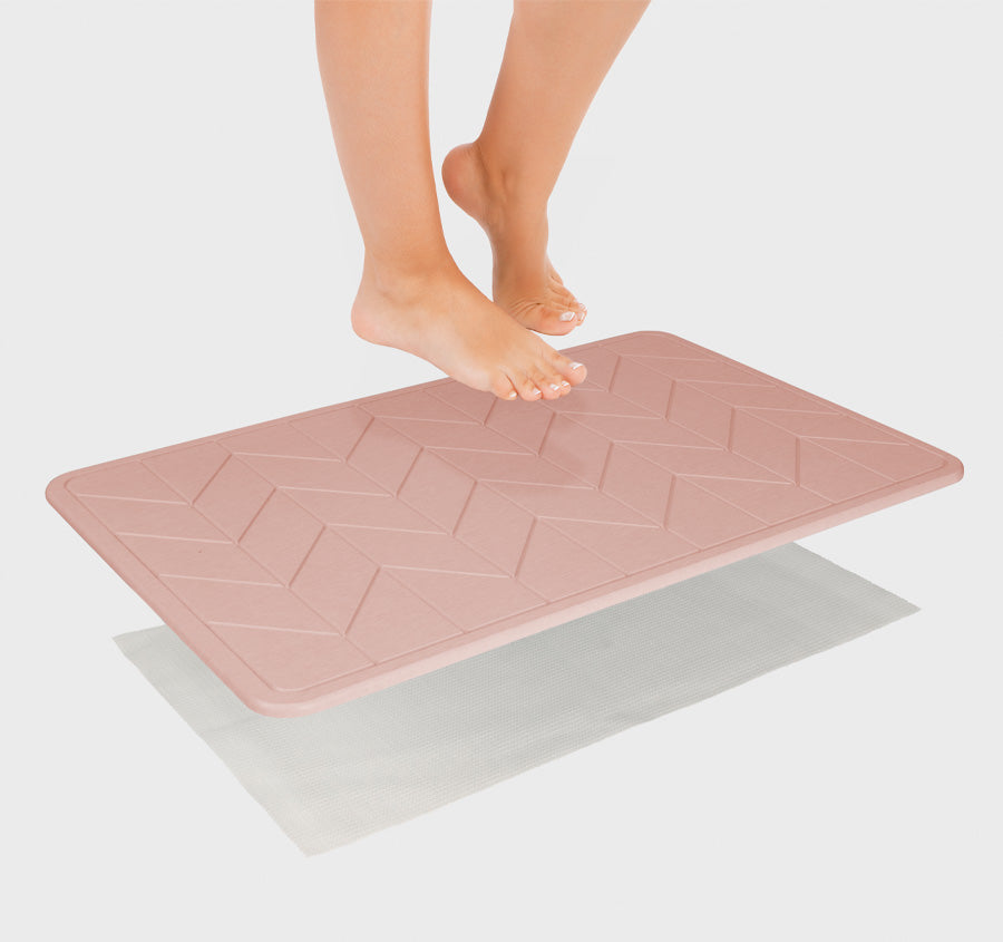 Dri 39x60cm Bath Stone Blush