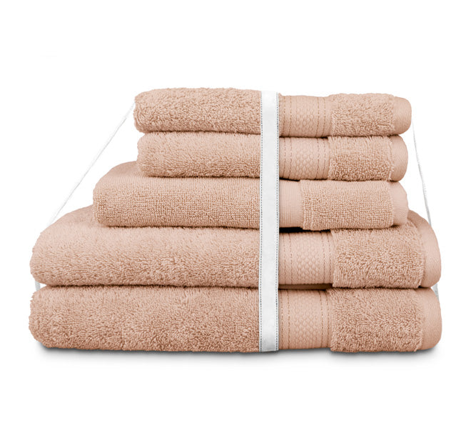 5 Piece St Regis 600GSM Cotton Towel Set Dusk