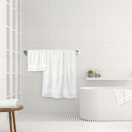 St Regis 600GSM Bath Towel Range White