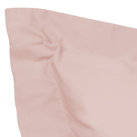 Tuscan Collection Cotton Percale European Pillowcase Blush