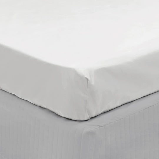 Tuscan Collection Long Single Bed Fitted Sheet White