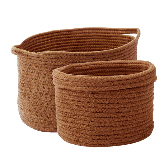 Rena Storage Basket Range Cinnamon