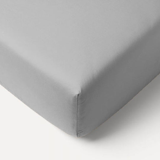 Bamboo Eco 400THC Cotton Fitted Sheet Range Silver