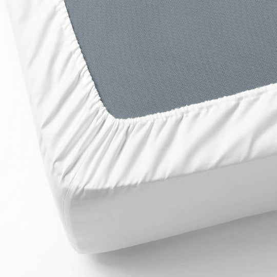 Classic Weave 185GSM Cotton Fitted Sheet Range White