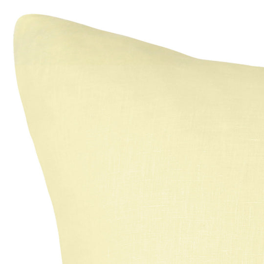 French Linen European Pillowcase Butter