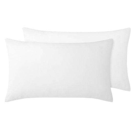 French Linen Standard Pillowcase Pair White