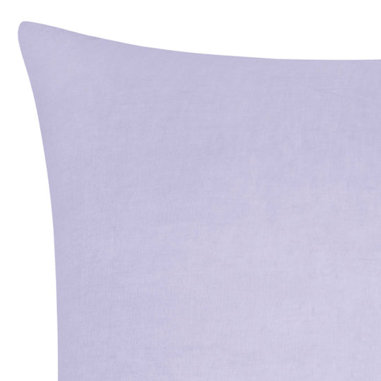 Stonewashed French Linen European Pillowcase Lilac