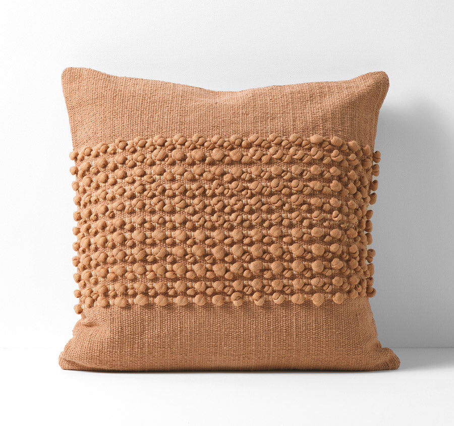 Bobble 50x50cm Filled Cushion Pecan