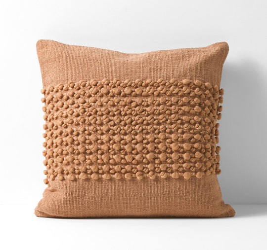 Bobble 50x50cm Filled Cushion Pecan