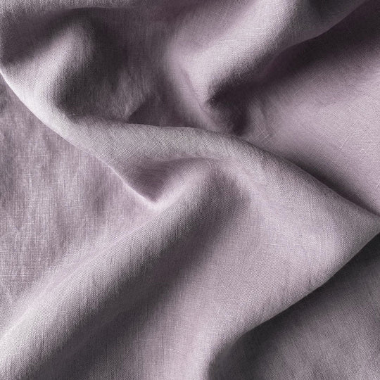 Chambray Fringe Quilt Cover Range Lilac