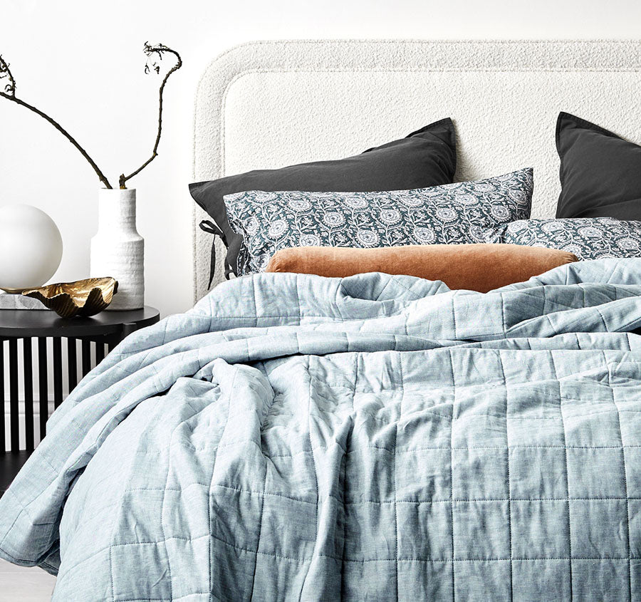 Chambray Cover Bluestone