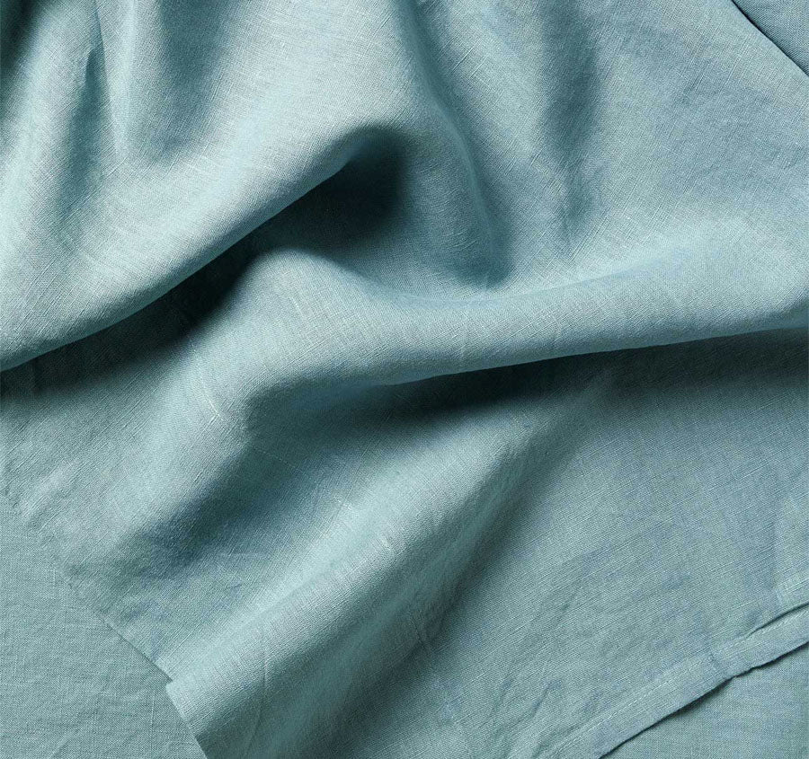 Emile Fitted or Flat Sheet Range Agean Blue