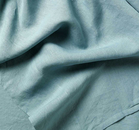 Emile Fitted or Flat Sheet Range Agean Blue