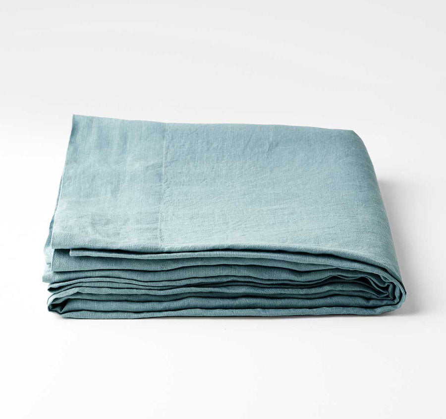 Emile Fitted or Flat Sheet Range Agean Blue