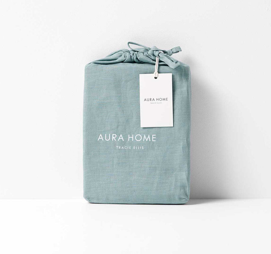 Emile Standard Pillowcase Agean Blue