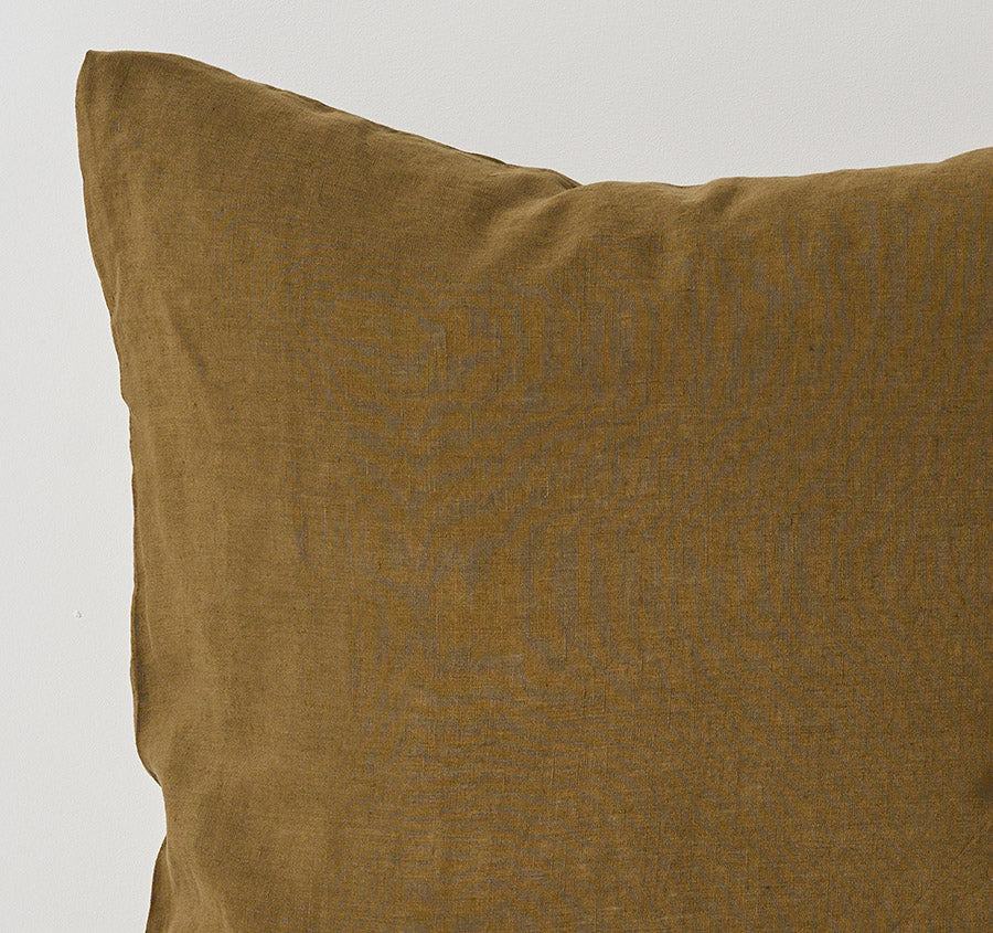 Emile European Pillowcase Bronzed Olive