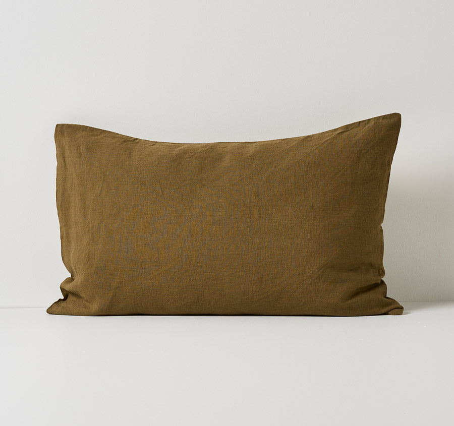 Emile Standard Pillowcase Bronzed Olive