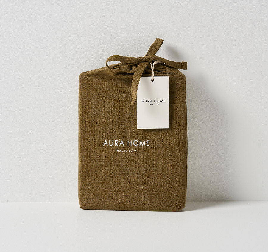 Emile Standard Pillowcase Bronzed Olive