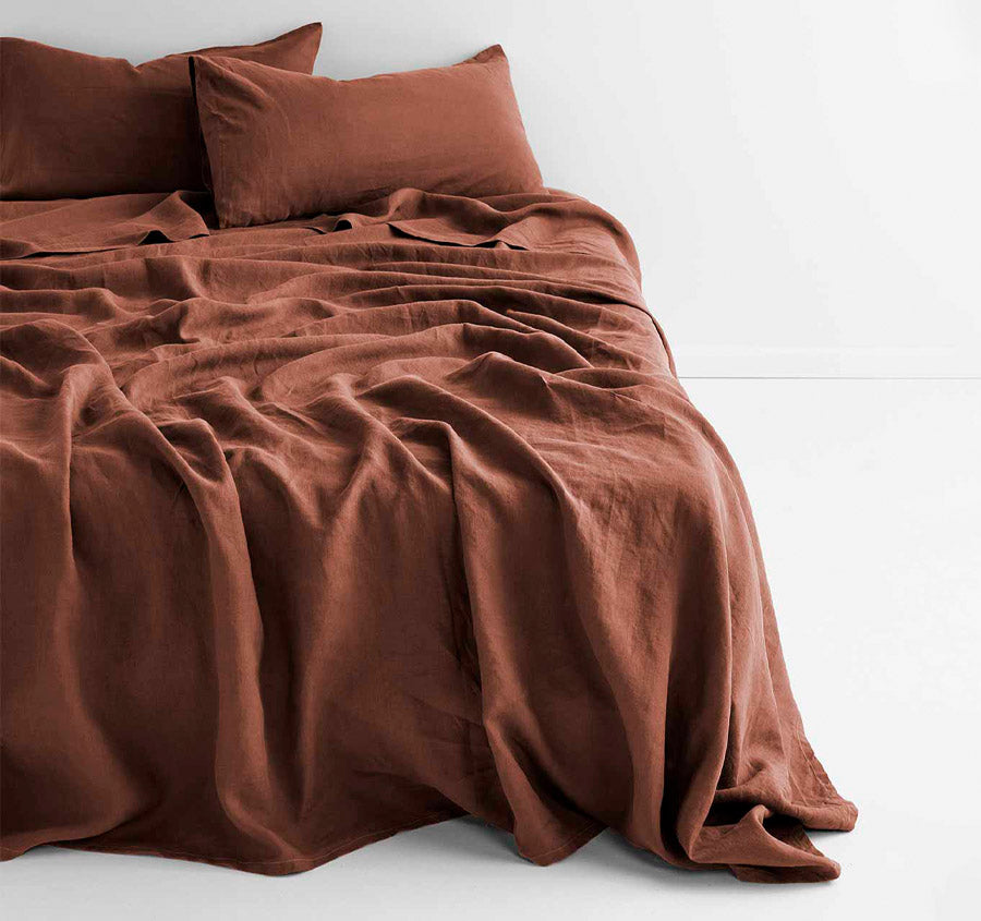 Emile Fitted or Flat Sheet Range Clove