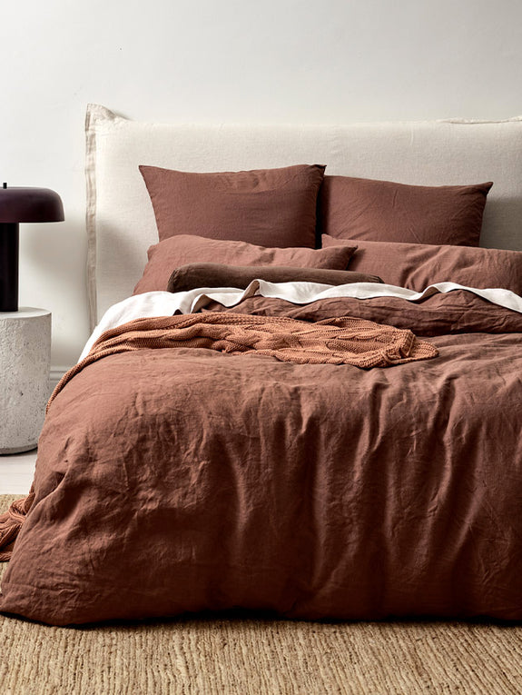 Emile Quilt Cover Range Clove