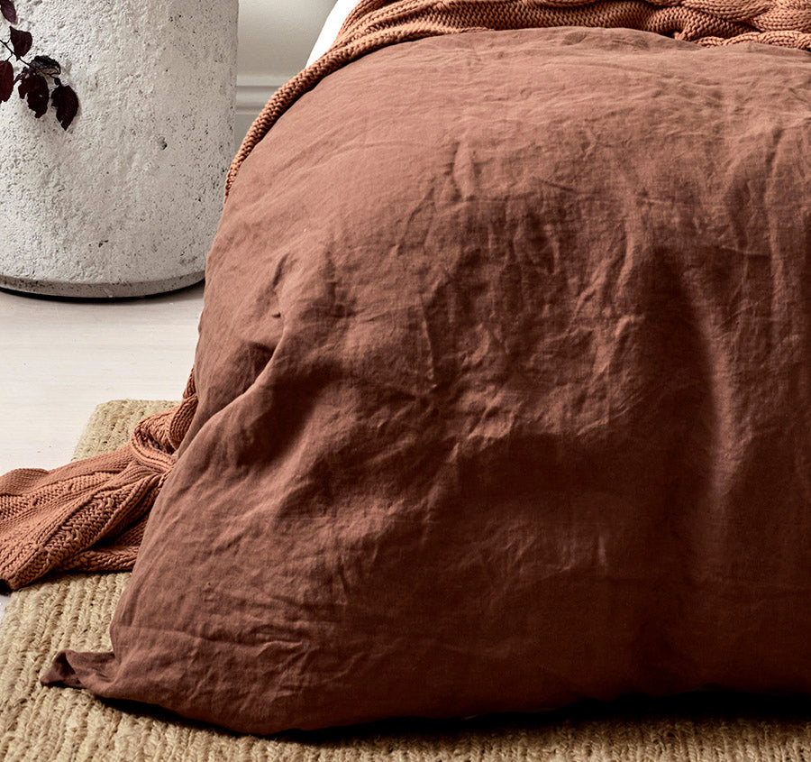 Emile Quilt Cover Range Clove