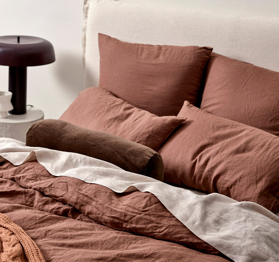 Emile Quilt Cover Range Clove