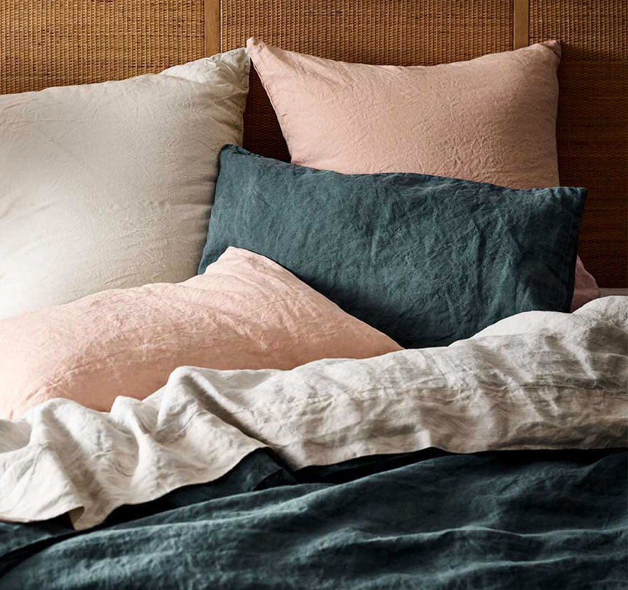 Emile Quilt Cover Range Greystone