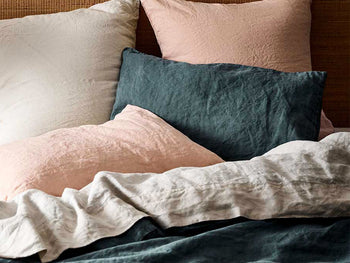 Emile Quilt Cover Range Greystone