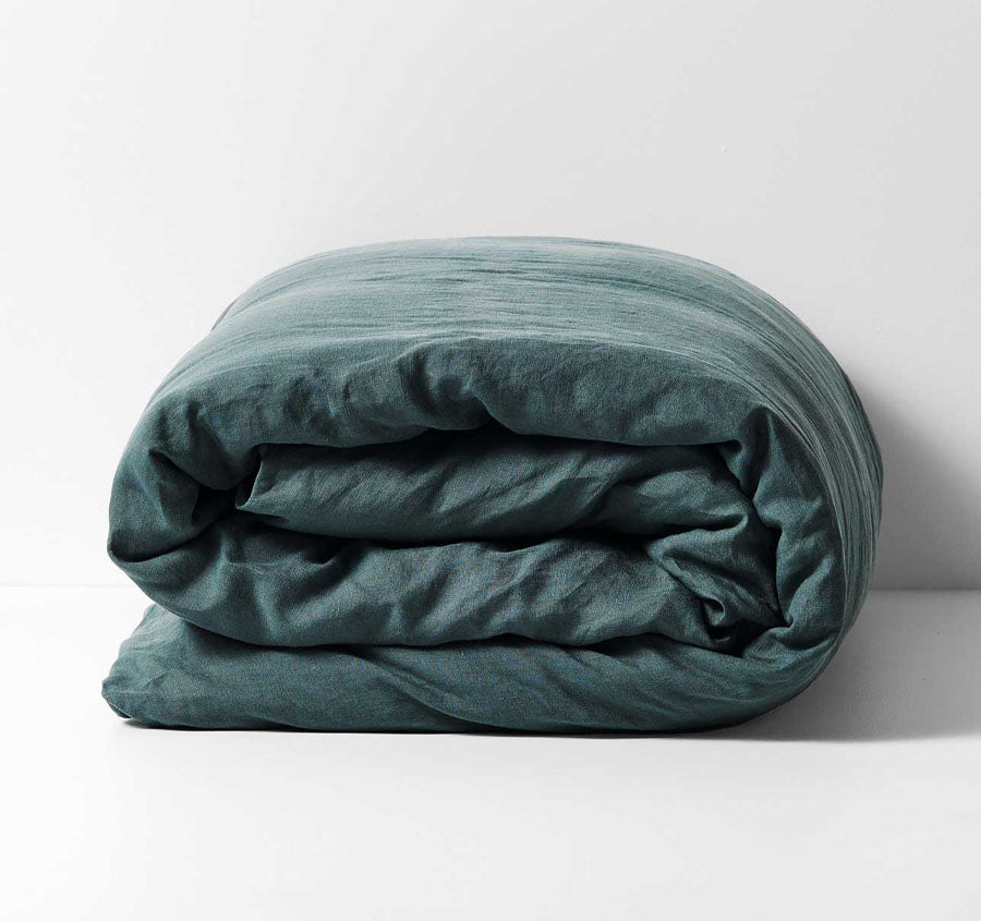 Emile Quilt Cover Range Greystone