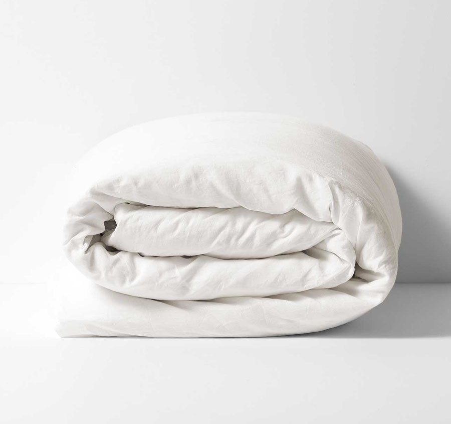 Emile Quilt Cover Range Marshmallow