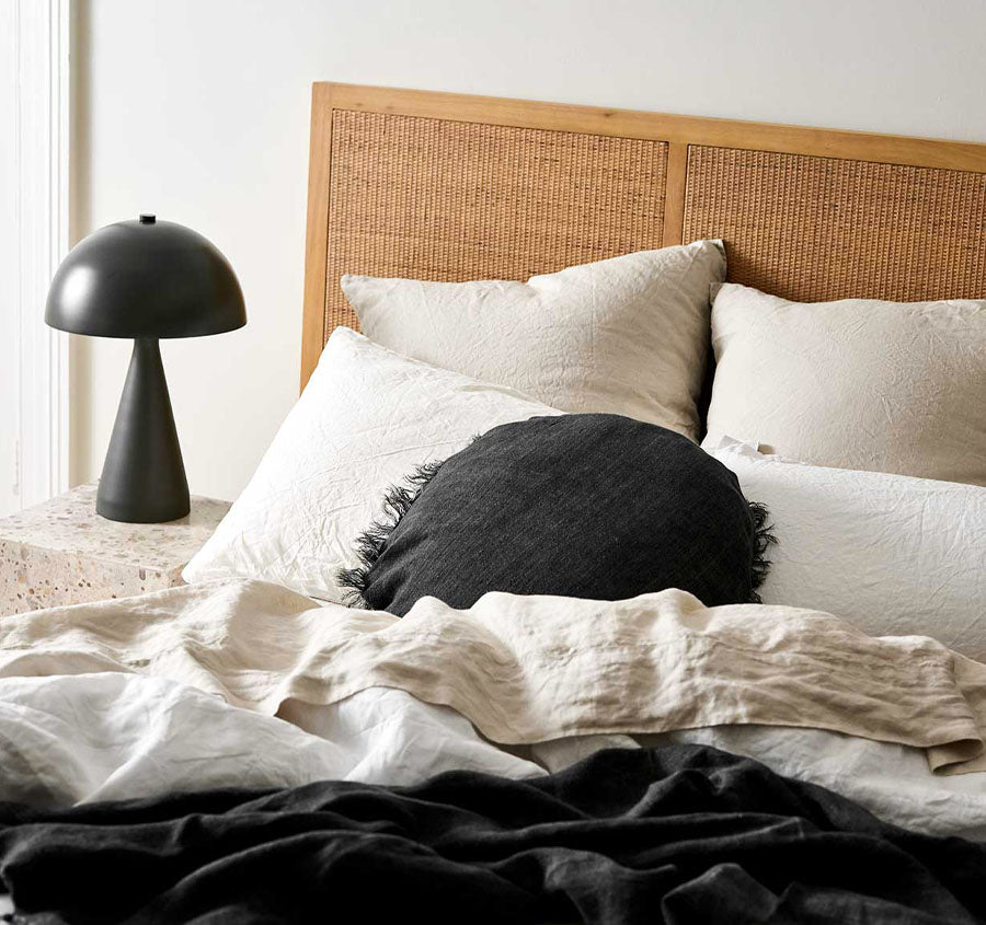 Emile Quilt Cover Range Marshmallow