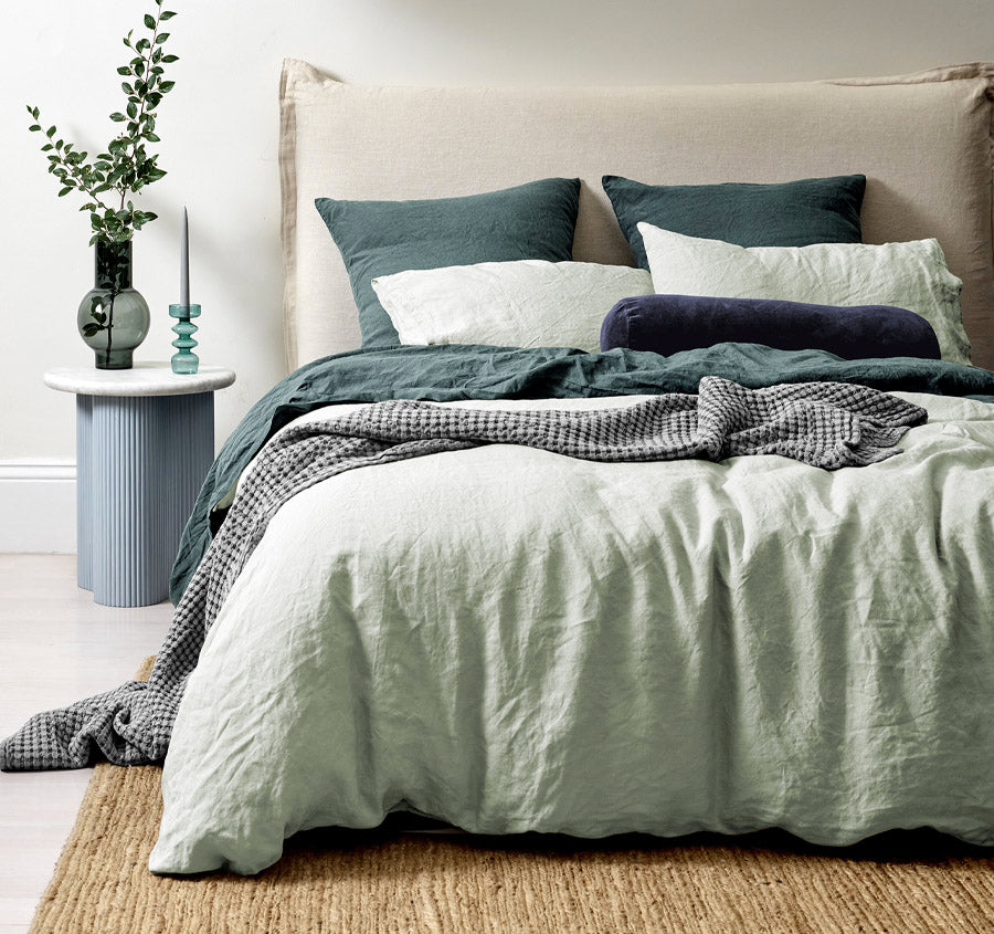 Emile Quilt Cover Range Mineral