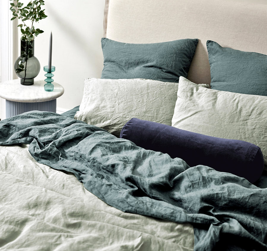 Emile Quilt Cover Range Mineral