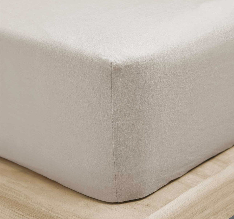 Emile Fitted or Flat Sheet Range Natural
