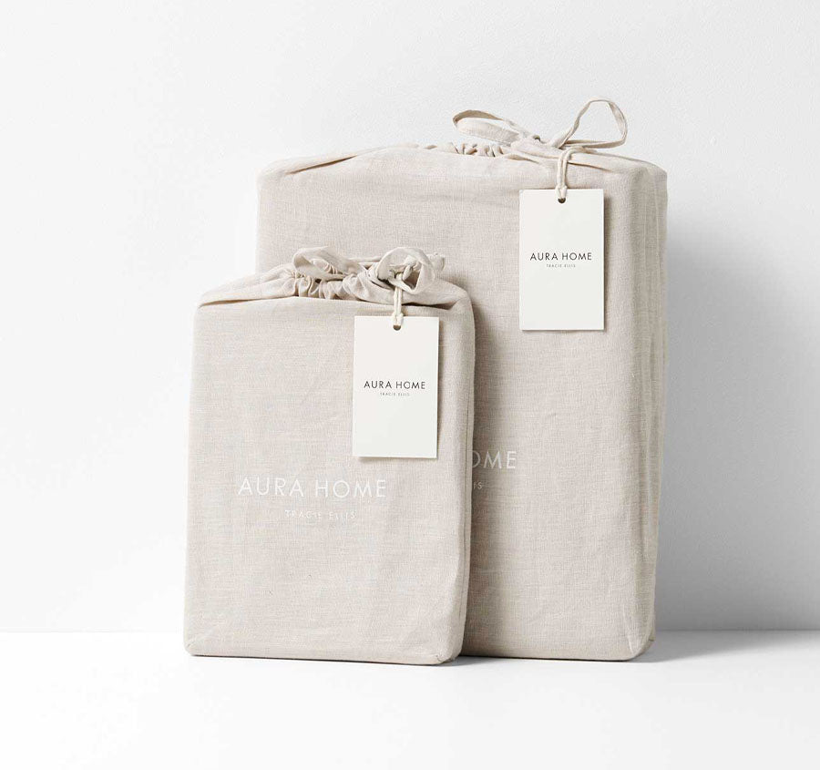 Emile Fitted or Flat Sheet Range Natural