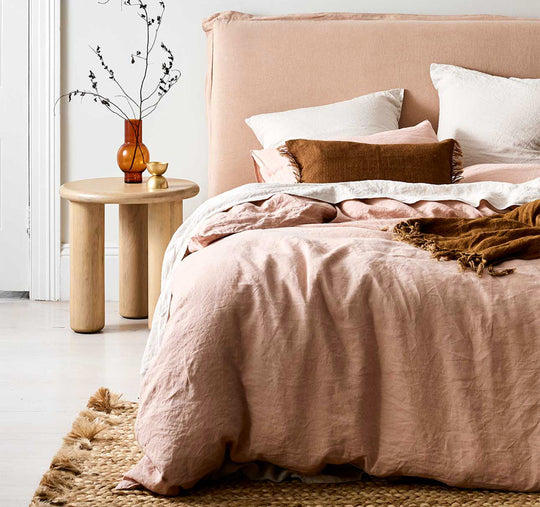Emile Quilt Cover Range Clay