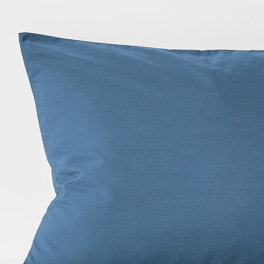 Halo Organic Cotton Standard Pillowcase Bijou Blue