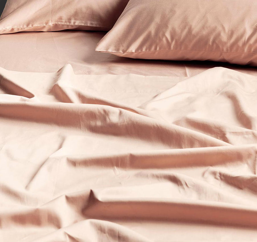 Halo Organic Cotton Sateen Sheet Set Range Lotus