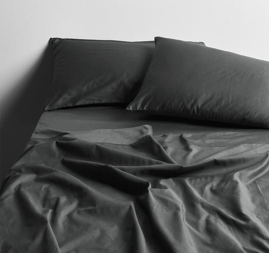 Halo Organic Cotton Sheet Set Range Shadow
