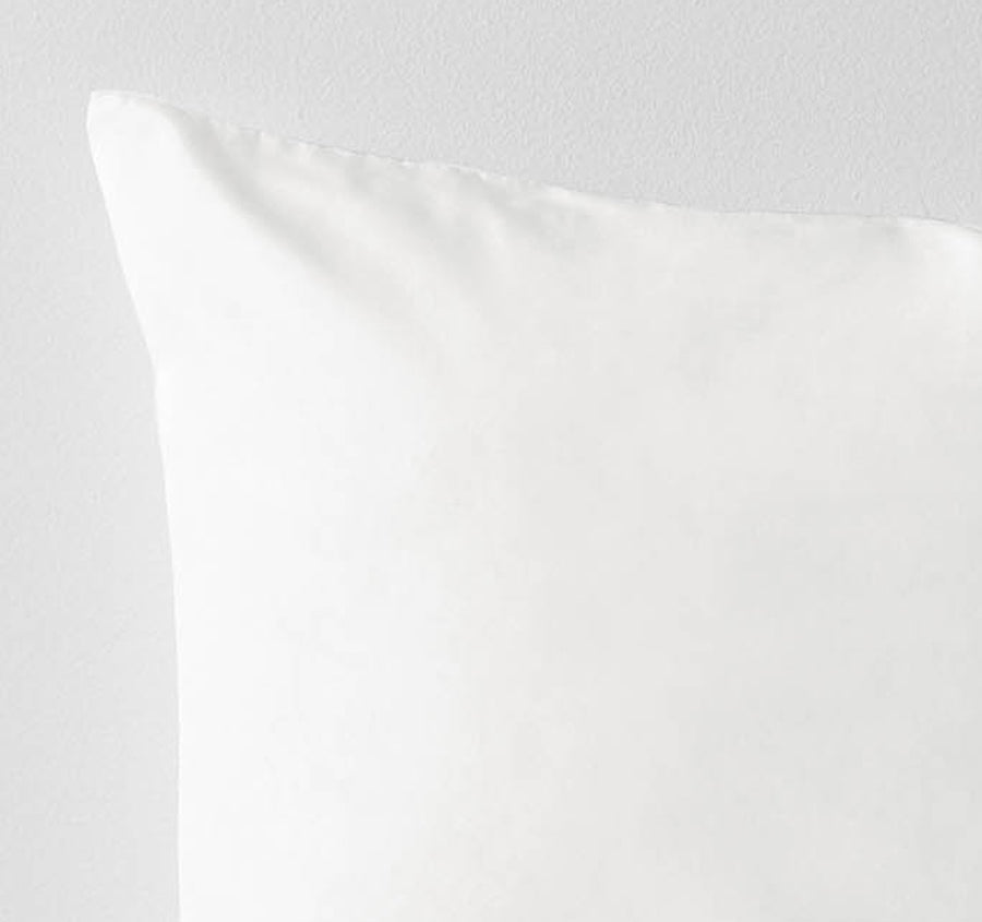 Halo Organic Cotton European Pillowcase White
