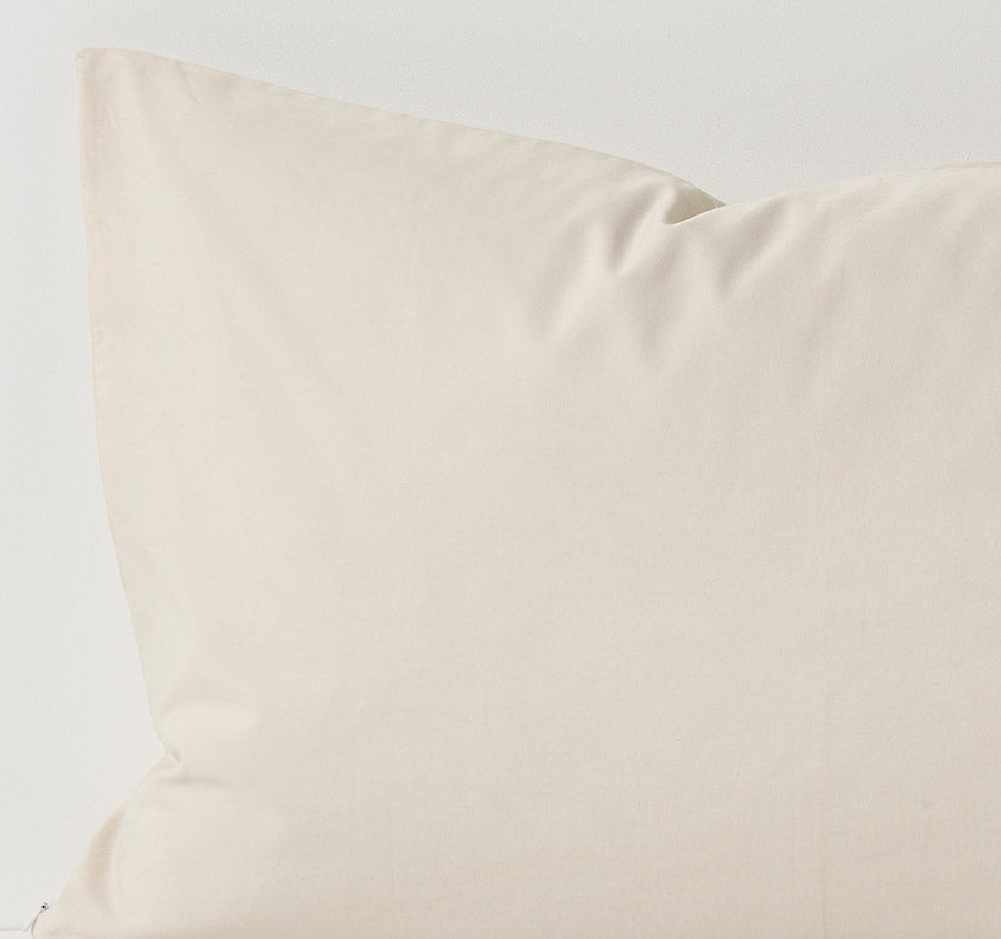 Halo Organic Cotton Standard Pillowcase White Sand