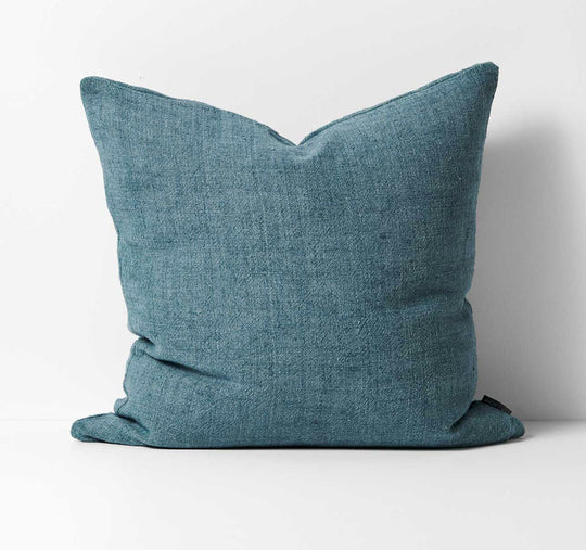 Arles 55x55cm Filled Cushion Bluestone