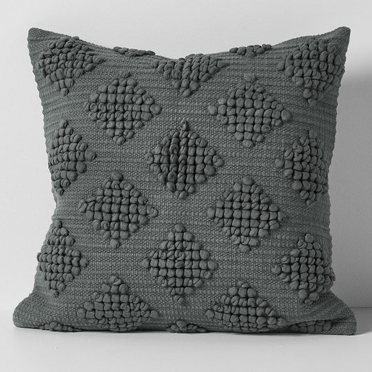 Husk 50x50cm Filled Cushion Charcoal