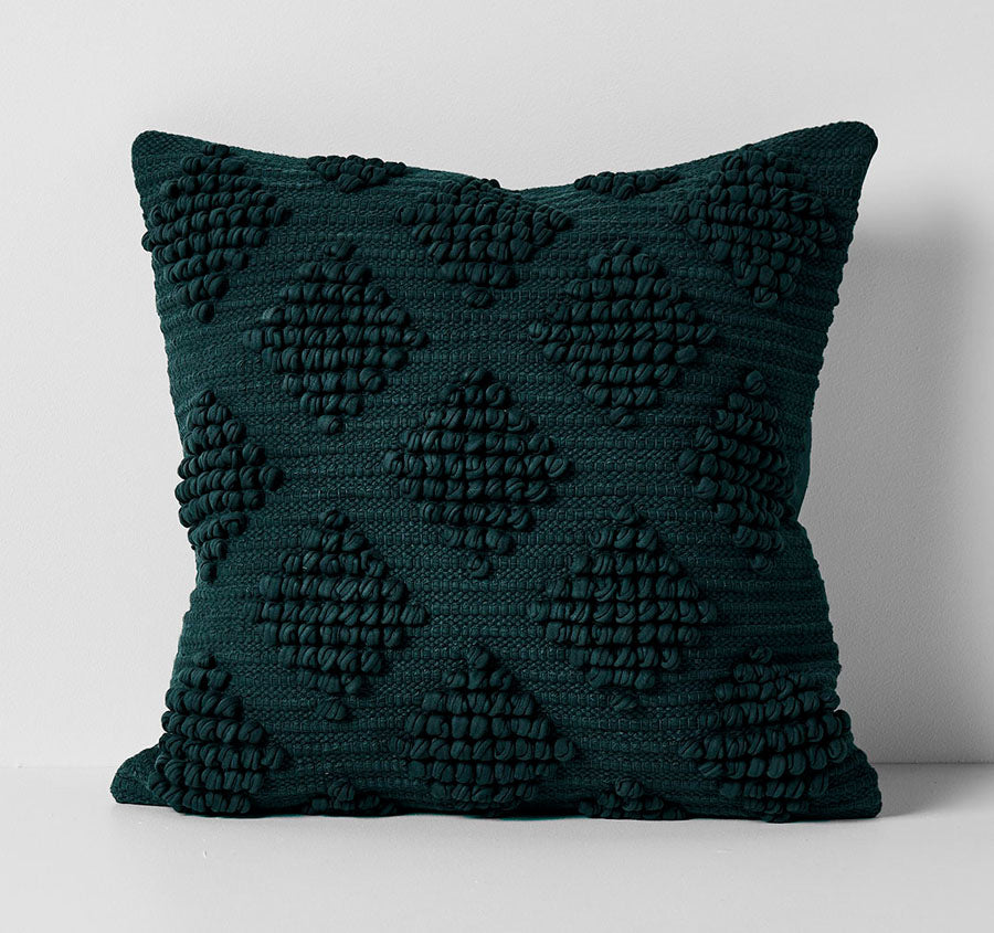 Husk 50x50cm Filled Cushion Slate