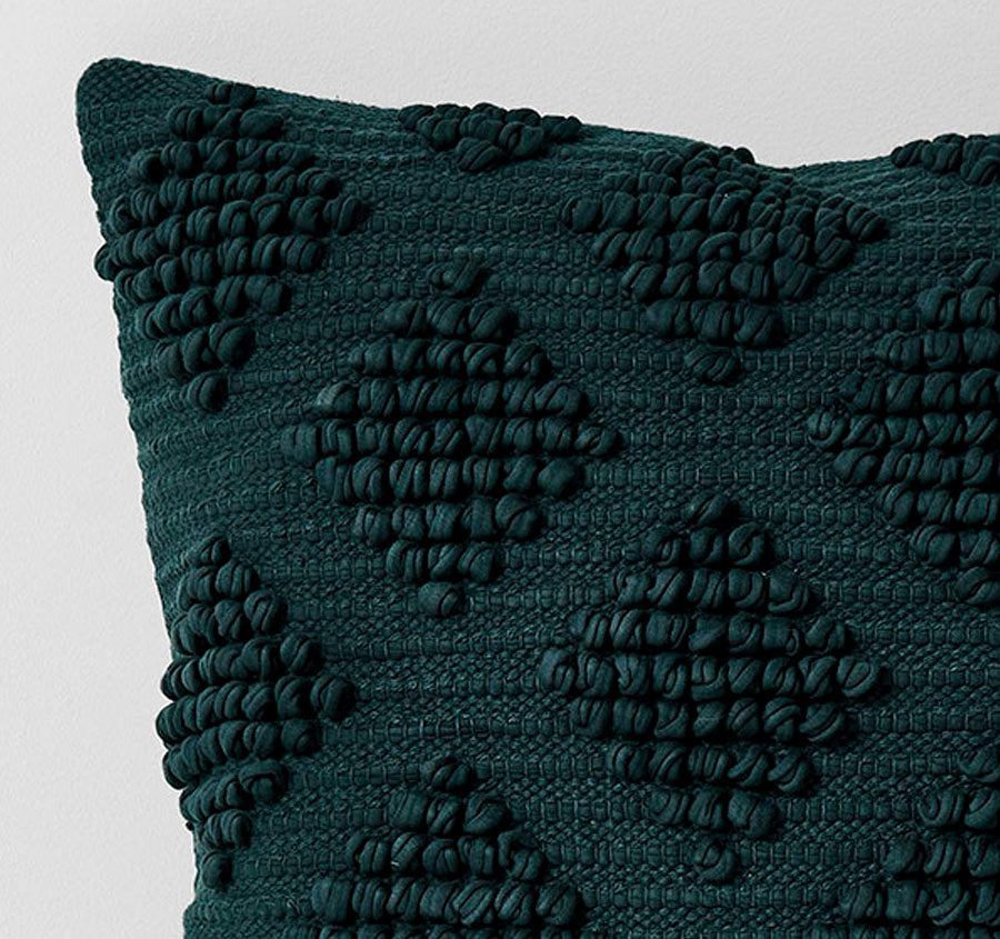 Husk 50x50cm Filled Cushion Slate