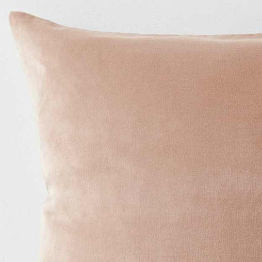 Luxury Velvet 50x50cm Filled Cushion Rosewater