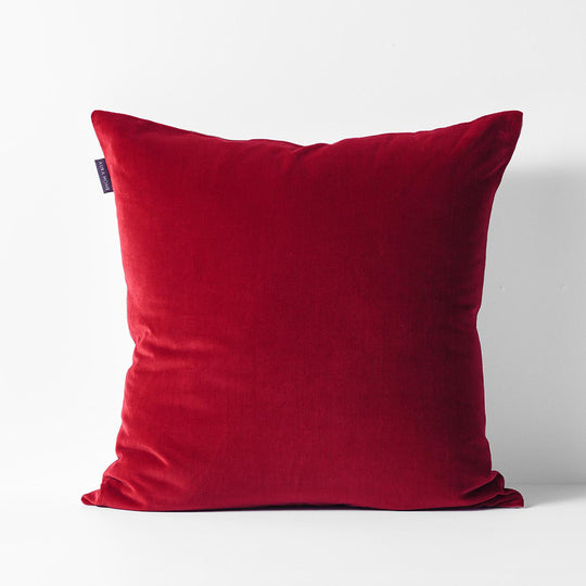 Luxury Velvet 50x50cm Filled Cushion Auburn