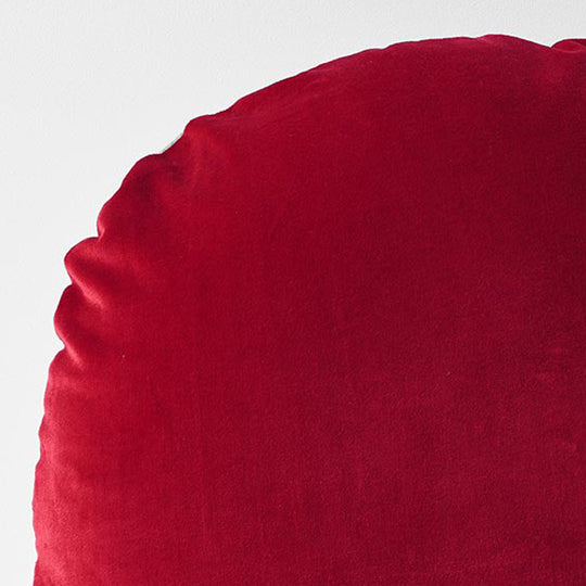 Luxury Velvet 55cm Filled Round Cushion Auburn